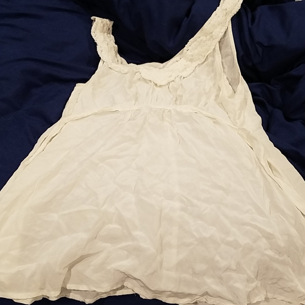 White babydoll tank